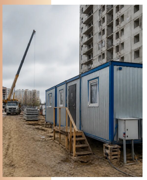 Аренда строительных вагончиков для рабочих в Черкесске